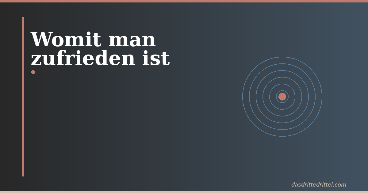 Featured zufrieden